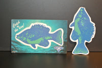 "Catch of the Day" Crappie Fish Fridge Magnet