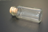 Bottle, Clear Glass, 6oz.