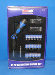 41 piece ratcheting driver set