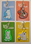 Bad Pets Reflective Keychains