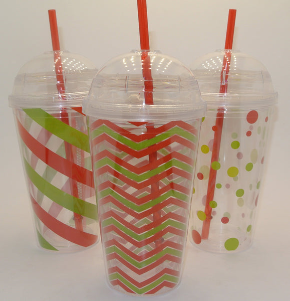 20 oz. Double Walled Plastic Tumbler