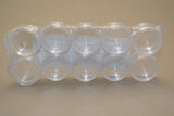10 Pack Round Plastic Containers