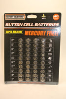 40Pcs Button Cell Batteries