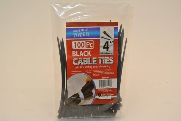 100pc 4" Cable Ties