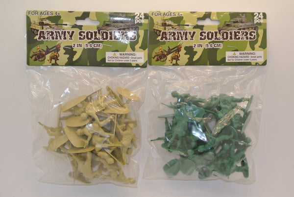 24PC Plastic Toy Soldiers