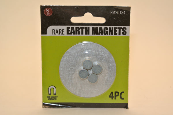 4pc Rare Earth Magnets