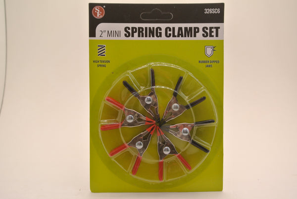 6pc Spring Clamps
