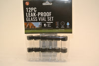 12pc 3mL Glass Vials