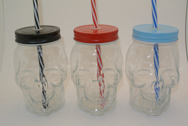 Skull Drinking Jar