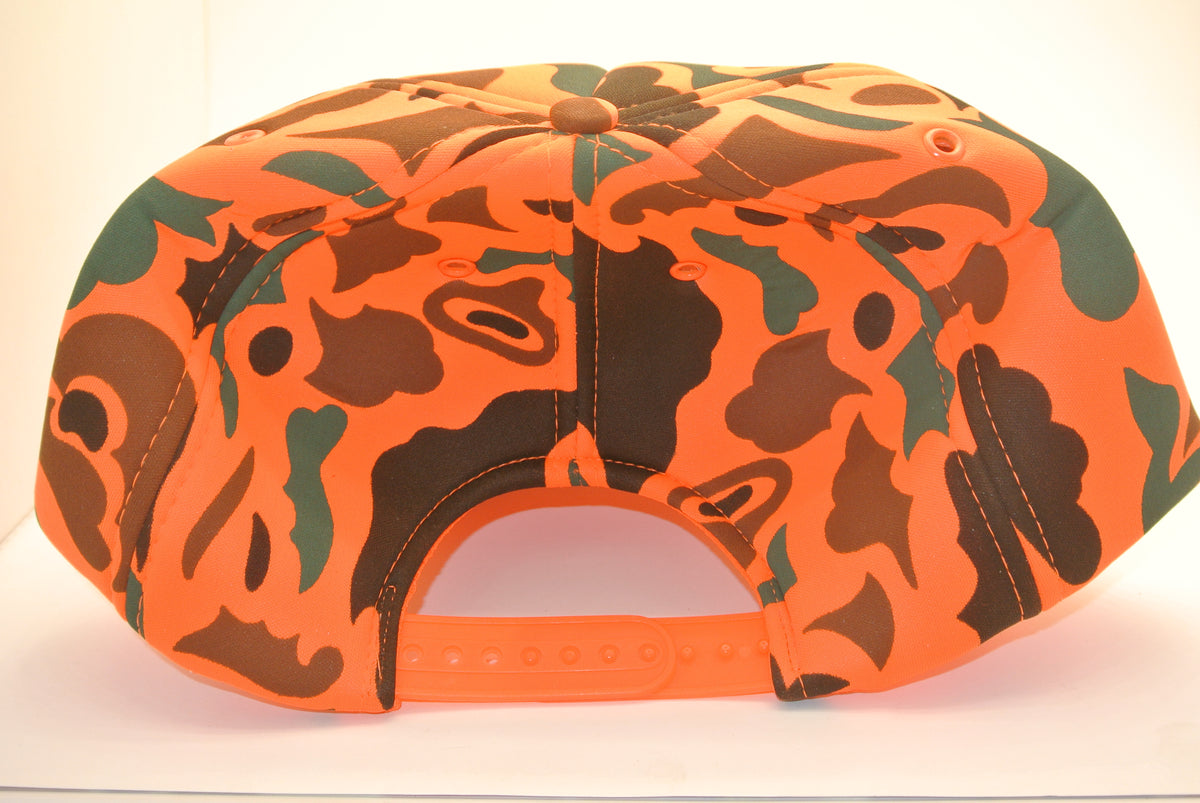 Blaze Orange Camo Hat Axman Surplus