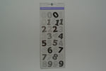Foil Number Stickers